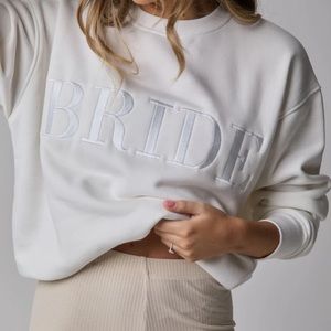 Six Stories Bride Statement Sweatshirt